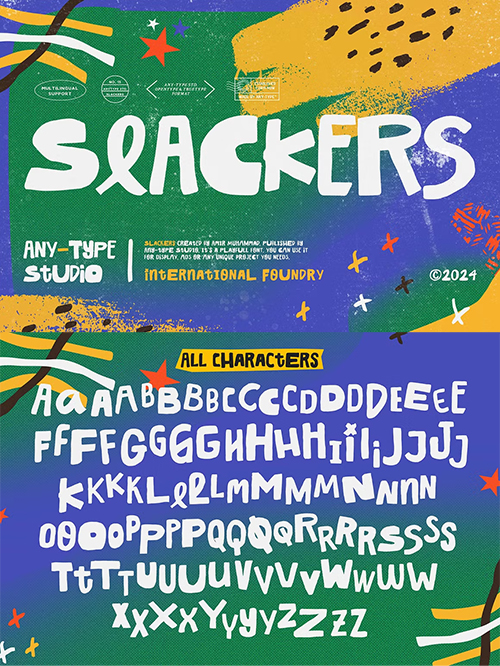 AT Slackers Hand Drawn Font 287221350
