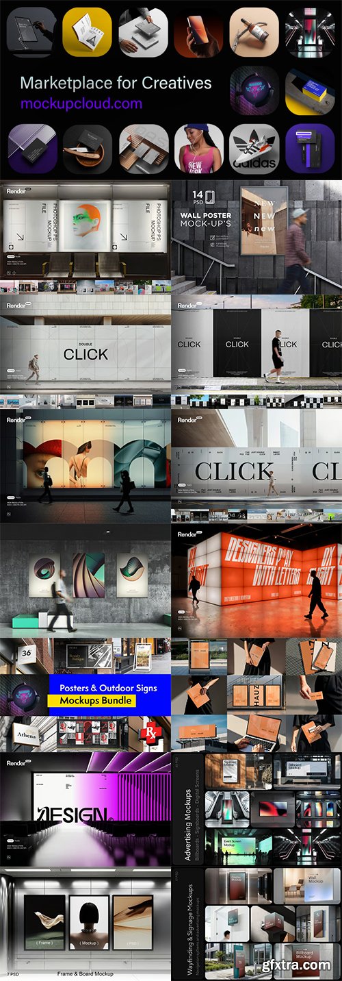 MockupCloud - All Mockups - Signs & Billboards Mockups All Products