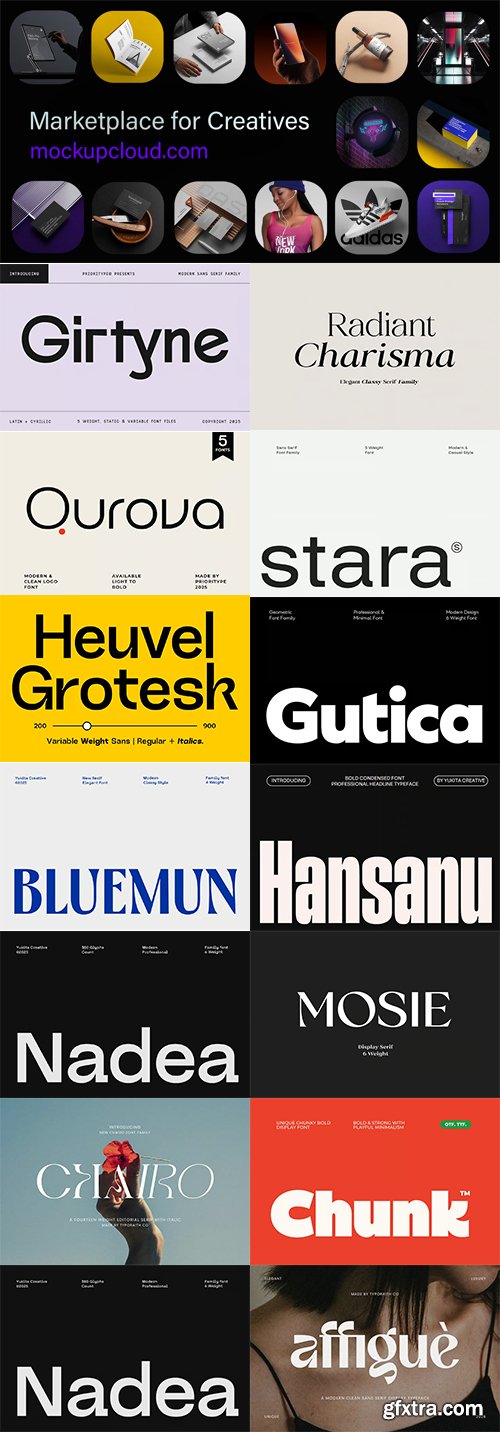 MockupCloud - All Fonts