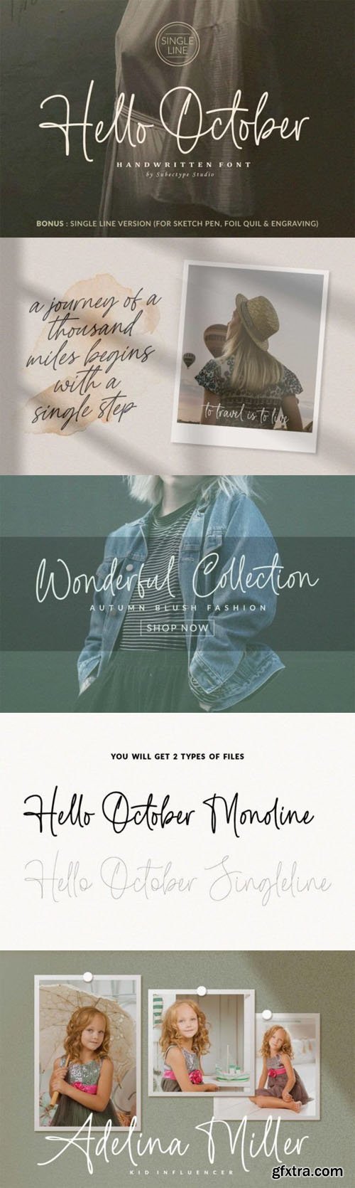 Hello October - Authentic Handwritten Font Hello October - Authentic Handwritten Font
