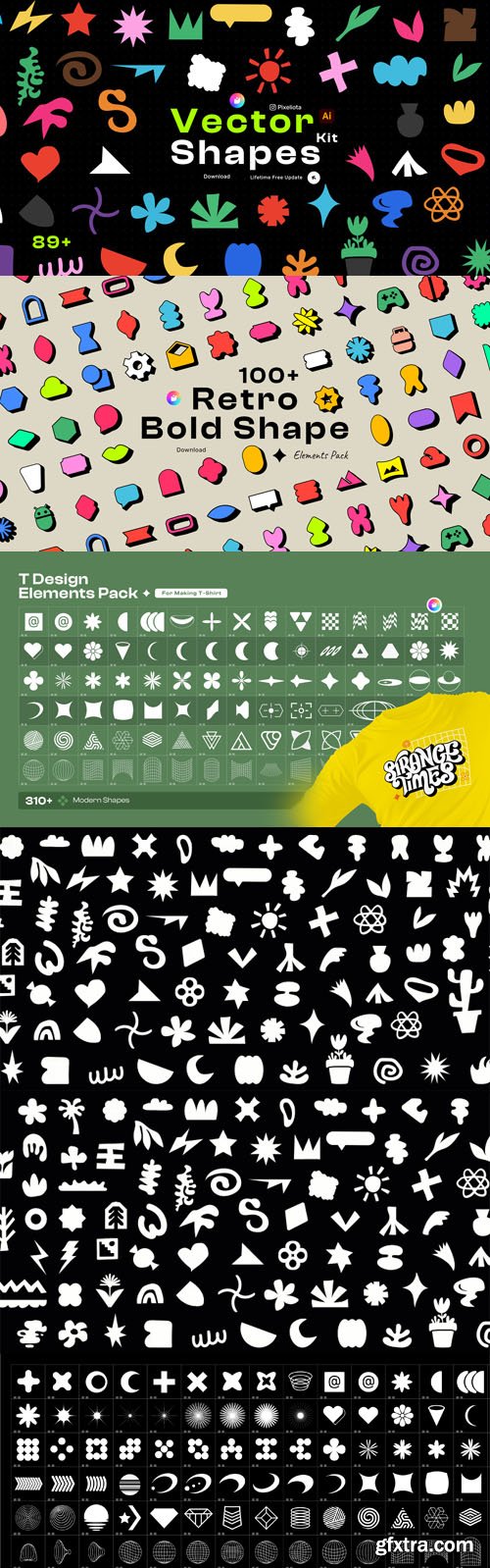 Vector Shapes Pack for Illustrator Vector Shapes Pack for Illustrator