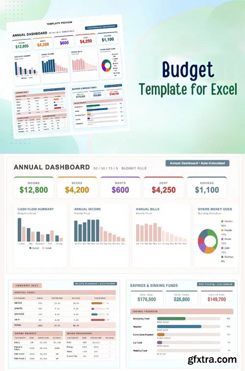 Budget Template For Excel & Google Sheets Budget Template For Excel & Google Sheets