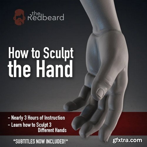 Gumroad - The Redbeard, Matt Thorup - How to Sculpt the Hand Gumroad - The Redbeard, Matt Thorup - How to Sculpt the Hand