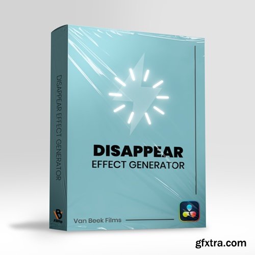 Van Beek Films - Disappear (Effect Generator) for DaVinci Resolve
