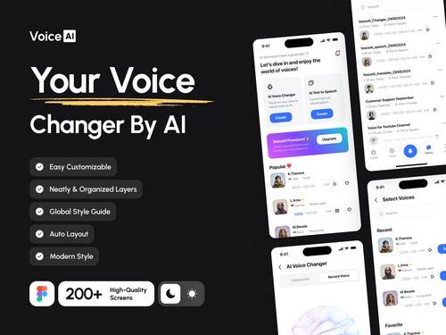 'Craftwork - VoiceAI UI Kit'