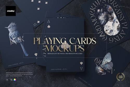 'Creative Market - Playing Cards Mockup Set v.1'