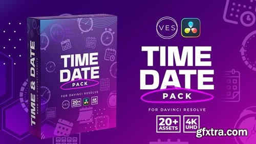 Video Editor Studio - Time & Date Pack