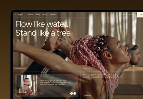 'UI8 - Yogus – Yoga Studio Website' 'UI8 - Yogus – Yoga Studio Website'
