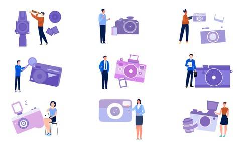 'IconScout - Photography Day Animation Pack'