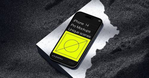 'LS.GRAPHICS - F-Mockups: iPhone 14 Pro Max'