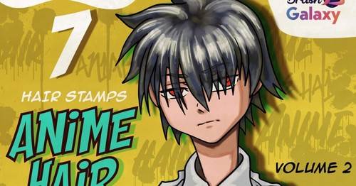 'Brush Galaxy - ANIME HAIR Brush Pack Vol 2'