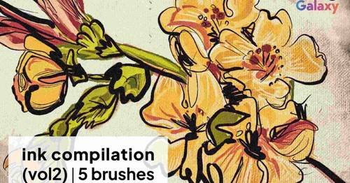'Brush Galaxy - Ink Compilation Brushes Vol 2'