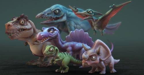 'Unity Asset Store - Toon Dinosaurs v1.5'