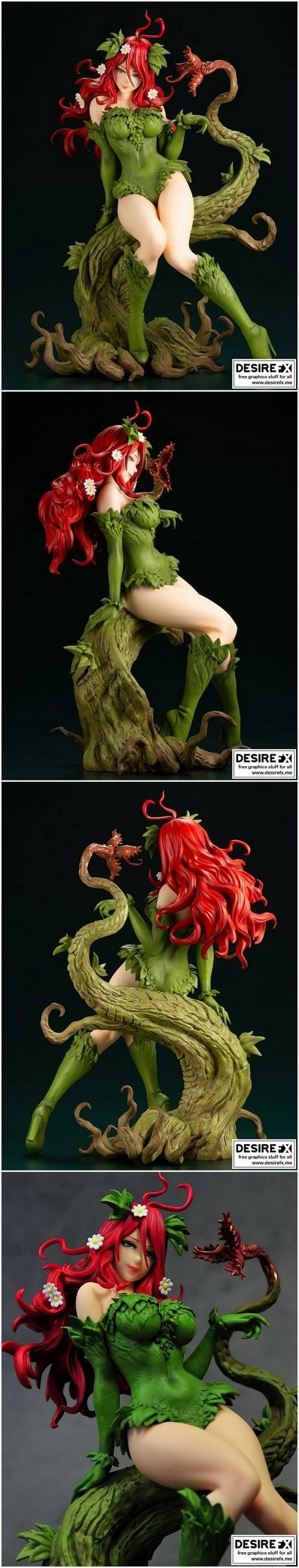 'Poison Ivy – 3D STL Print Model'