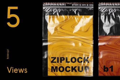 'Creative Market - ZipLock Bag Mockup'