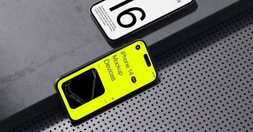 'LS.GRAPHICS - A-Mockups: iPhone 14 Pro'