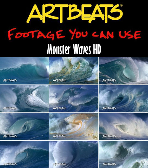 Artbeats Nature: Monster Waves HD Footages (1080p)