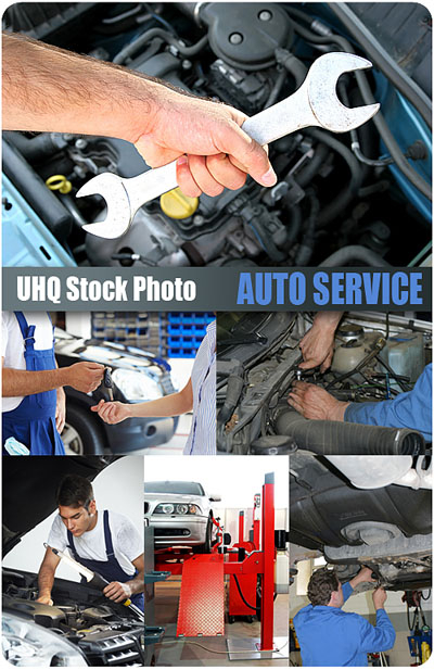 UHQ Stock Photo - Auto Service