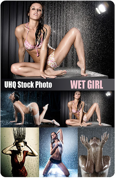 UHQ Stock Photo - Wet Girls