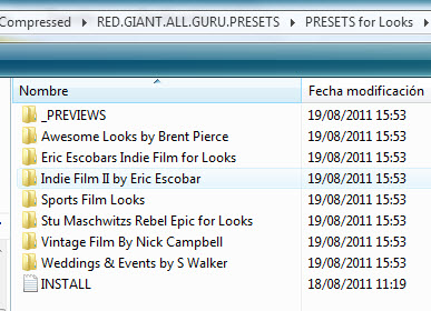 Red Giant All Guru Presets 2011 (Presets & AE Projects) 