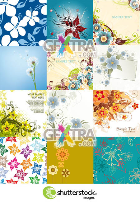 Shutterstock Floral Background (Part 02)