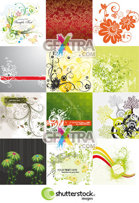Shutterstock Floral Background (Part 05)