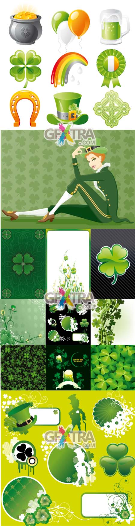 Shutterstock St. Patrick's Day in Vector