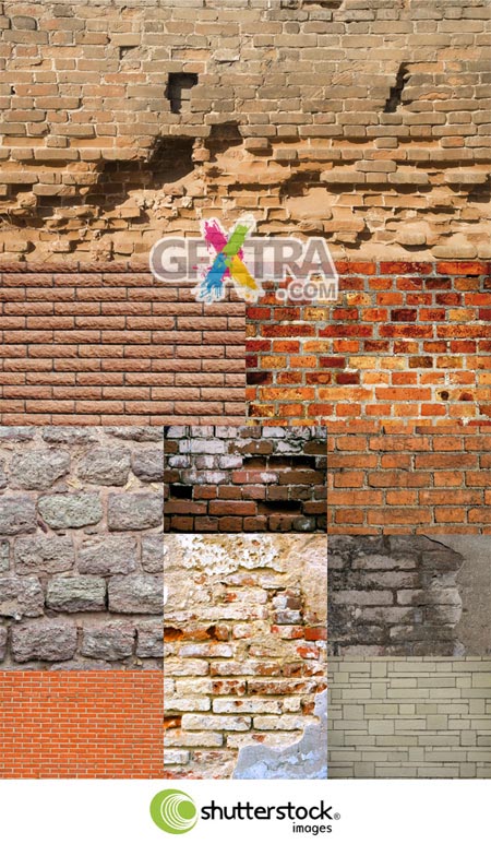 Shutterstock Stone and Brick Walls (Part 2)
