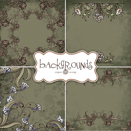 Textures - Vintage Style Backgrounds #1