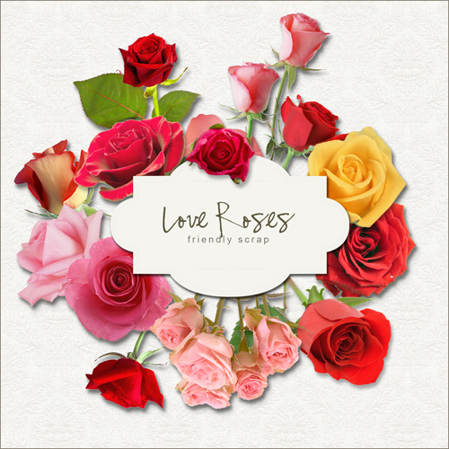 Scrap-kit - Love Roses #1
