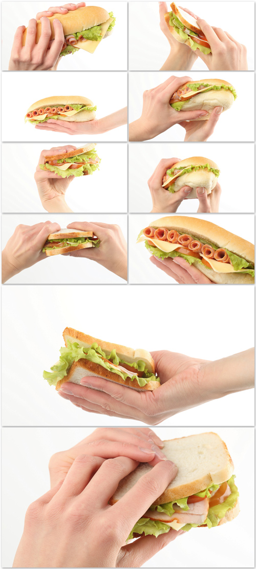 Photo Cliparts - Sandwich In Hand