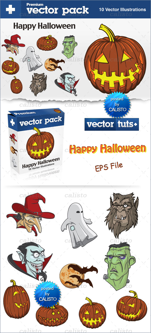 Premium Vector Pack – Happy Halloween