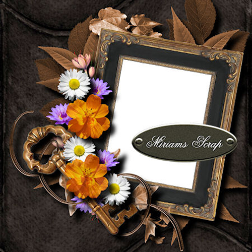 Quick-page - Miriams Scrap - Frames With Flowers