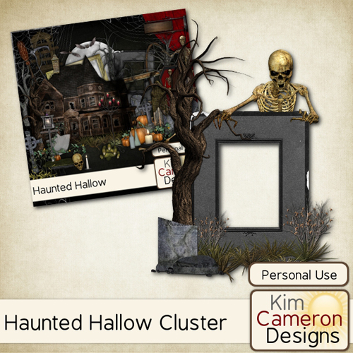 Cluster Frame - Haunted Hallow