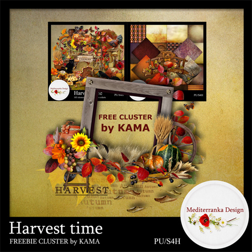 Cluster Frame - Harvest Time