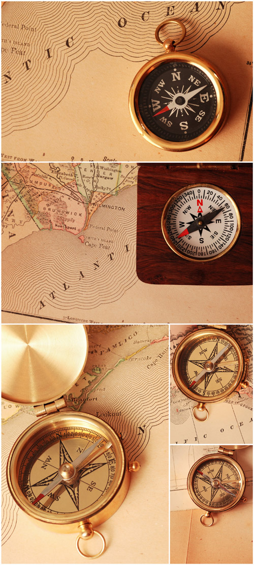 Photo Cliparts - Old compass