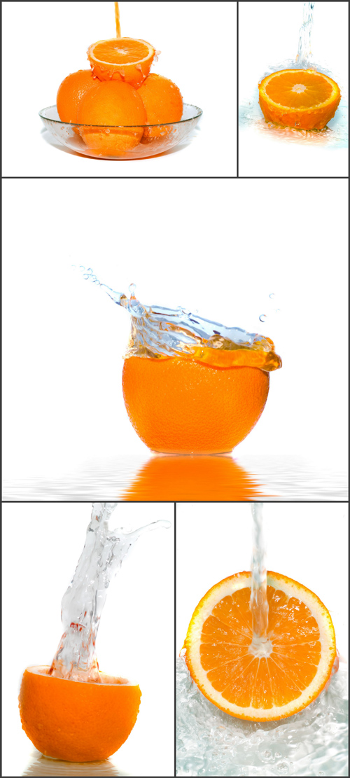 Photo Cliparts - Pure orange