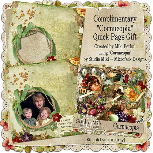 Quick-page - Cornucopia