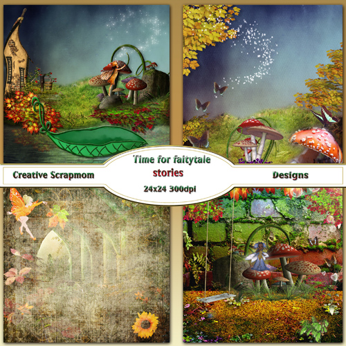 Time For Fairytale Stories Backgrounds