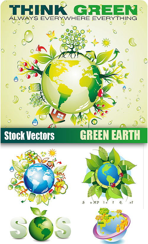 Stock Vectors - Green Earth