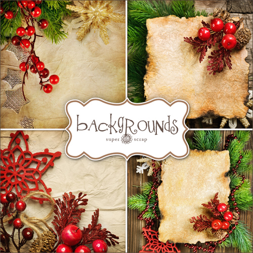 Textures - Christmas Backgrounds #9