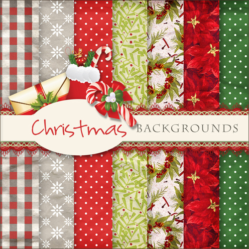 Textures - Christmas Backgrounds #14