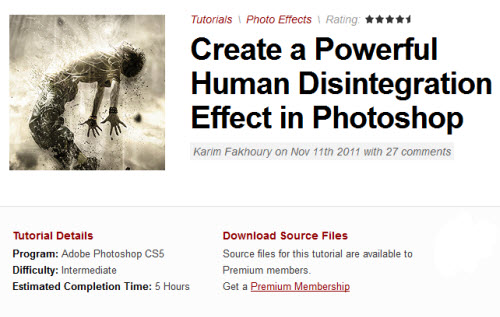 Create a Powerful Human Disintegration Effect in Photoshop 
