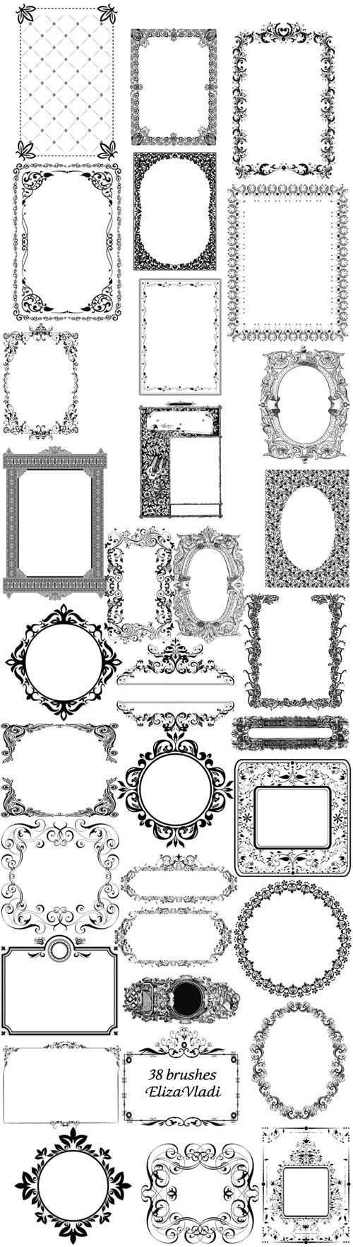 Royal Design frames Brushes