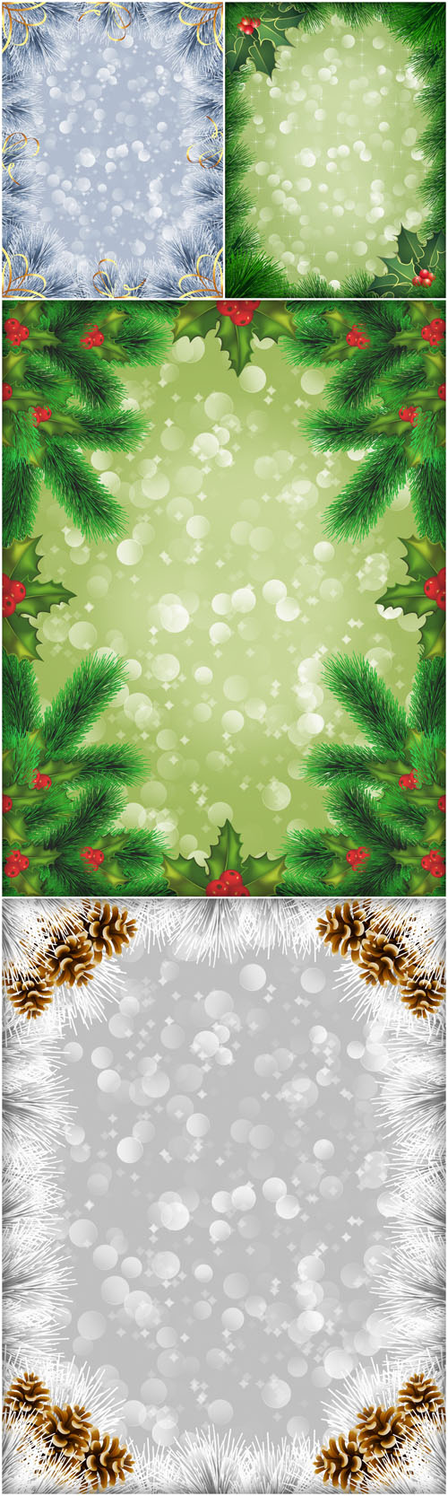 New Year backgrounds with frames New!