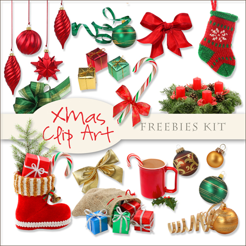 Scrap-kit - Christmas And New Year 2012 Decor Images Cliparts Mix 4