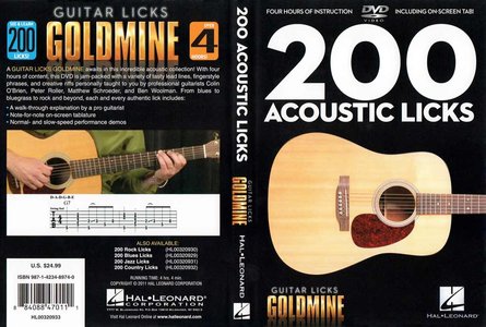 Goldmine - See & Learn - 200 Acoustic Licks DVD (2011)