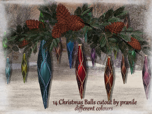 PNG Cliparts - Balls For Christmas And New Year 2012 - Cutout Stock - 1