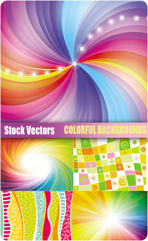 Stock Vectors - Colorful backgrounds 2