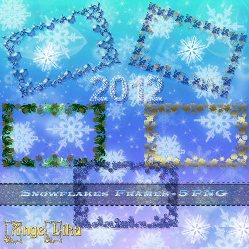 Frames for Photo - Snowflakes Frames